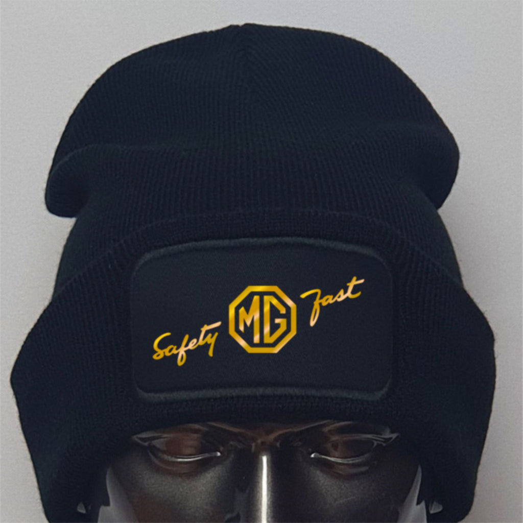 New Retro Vintage Classic MG Safety Fast Auto Premium Quality Beanie Hat