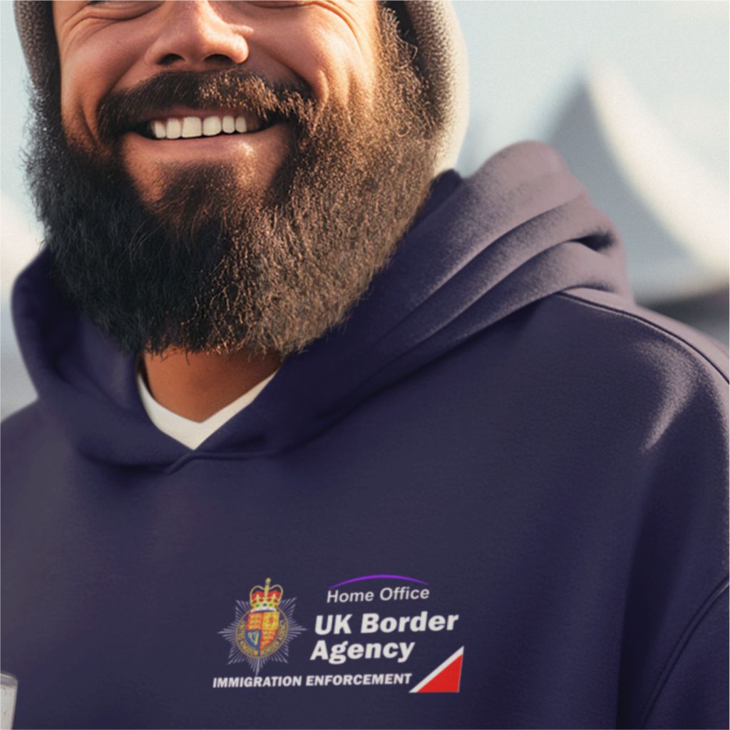 UK Borderforce Immigration Enforcement Premium Quality Hooded Sweatshirt