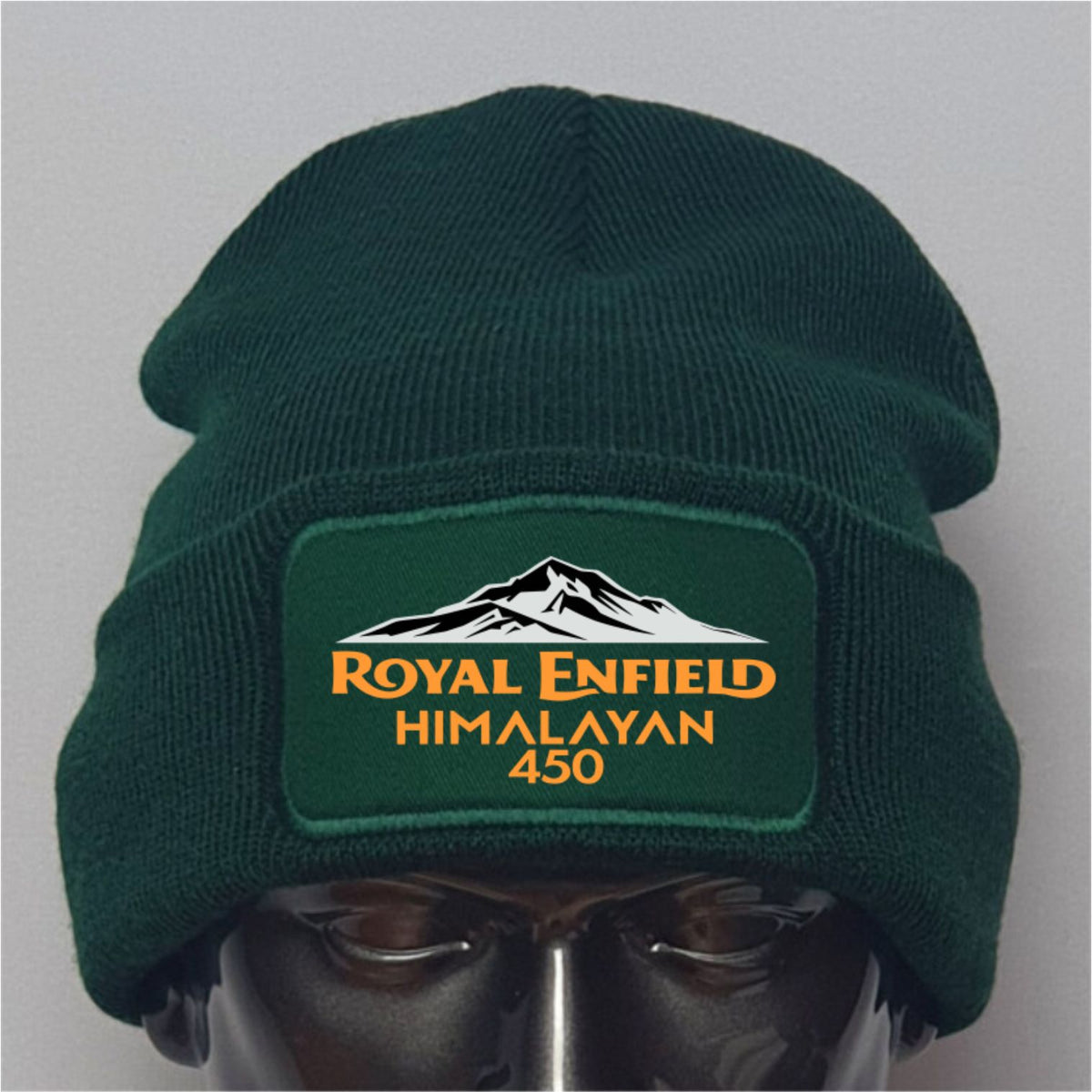 Retro Klassisch Royal Enfield Guerrilla 450 Logo Motorrad Biker Beanie Mütze