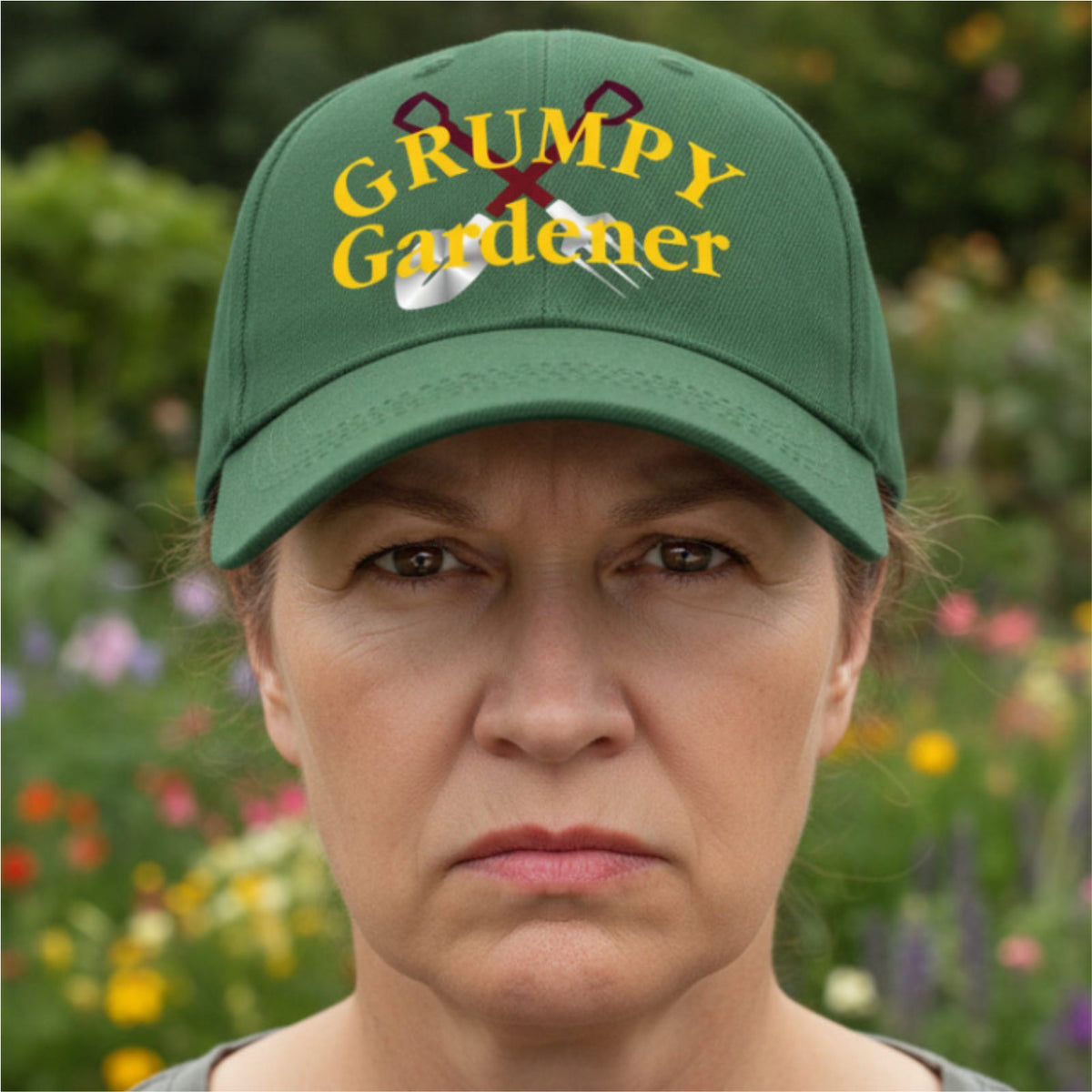 Grumpy Gardener Baseball Cap – Funny Gardening Gift