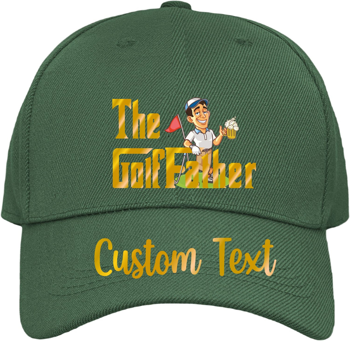 Custom Golf Father Baseball Cap Gift for Golfing Dad | Signature Apparel