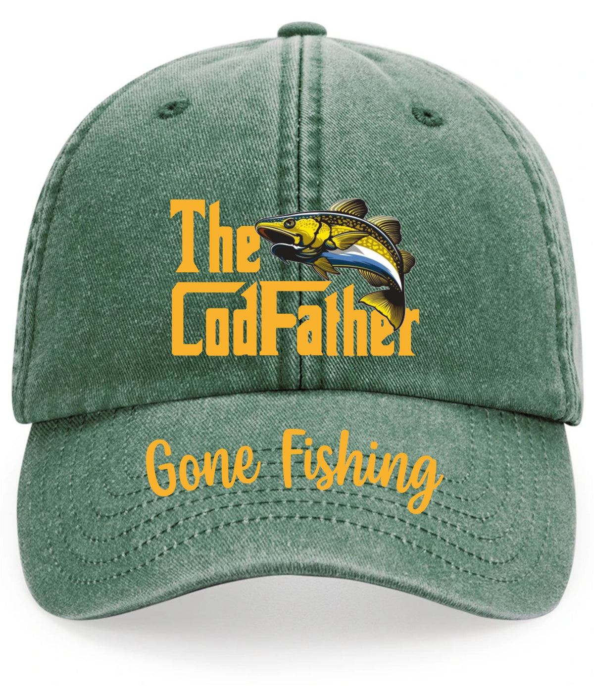Custom Fishing Dads Day Cod Father Baseball Cap | Signature Apparel