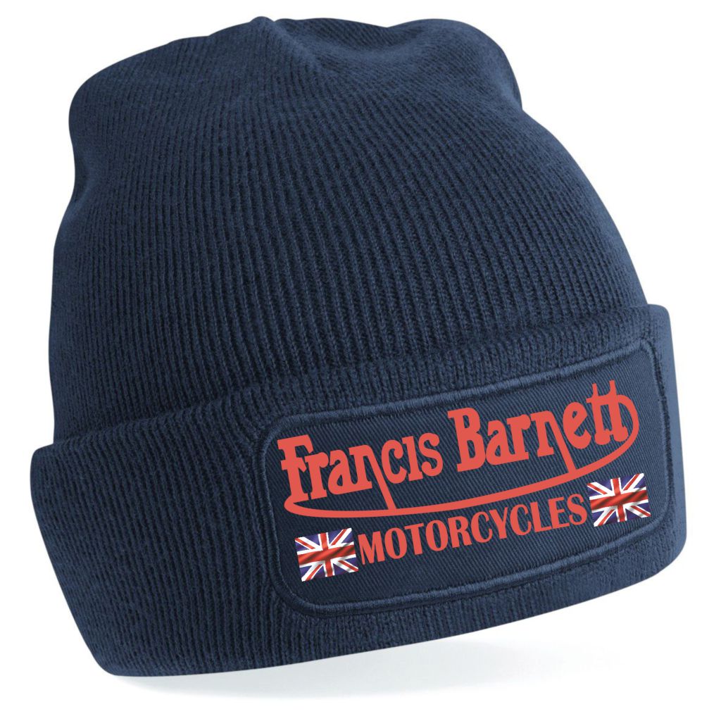 Signature Apparel - new-retro-vintage-classic-francis-barnett-motorcycle-premium-quality-beanie-hat