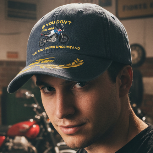 Moto Guzzi Motorcycle Retro Vintage Baseball Cap