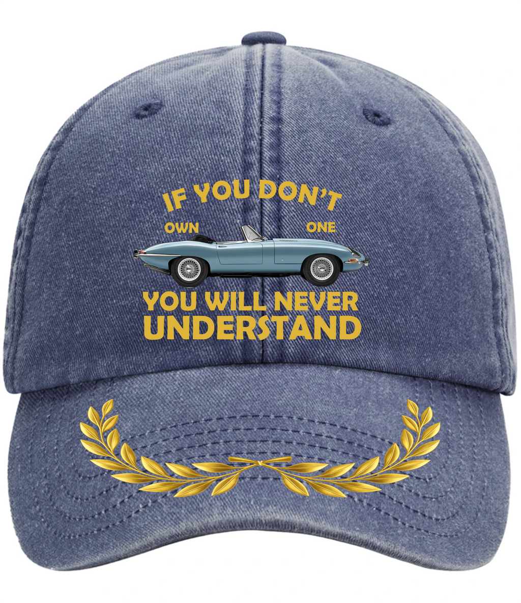 Jaguar E-Type Retro Vintage Baseball Cap