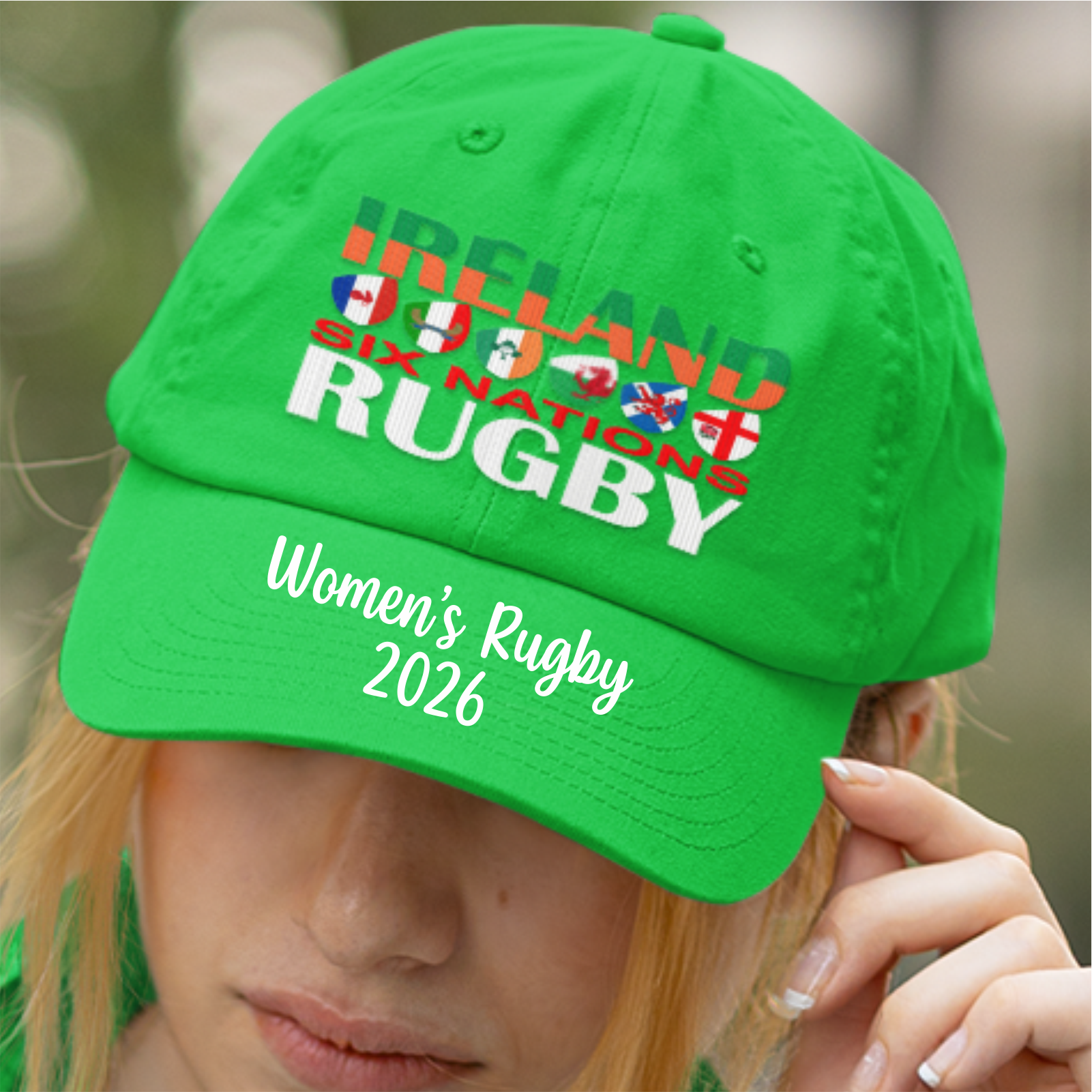 Ireland Six Nations Women's Rugby Baseball Cap | Gift | Save 30% with Multi-Buy