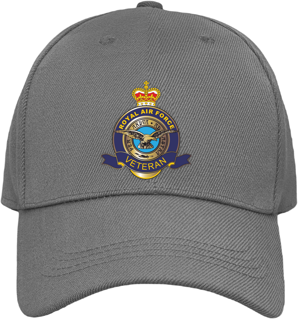 Royal Air Force Veteran Logo Quality Baseball Cap
