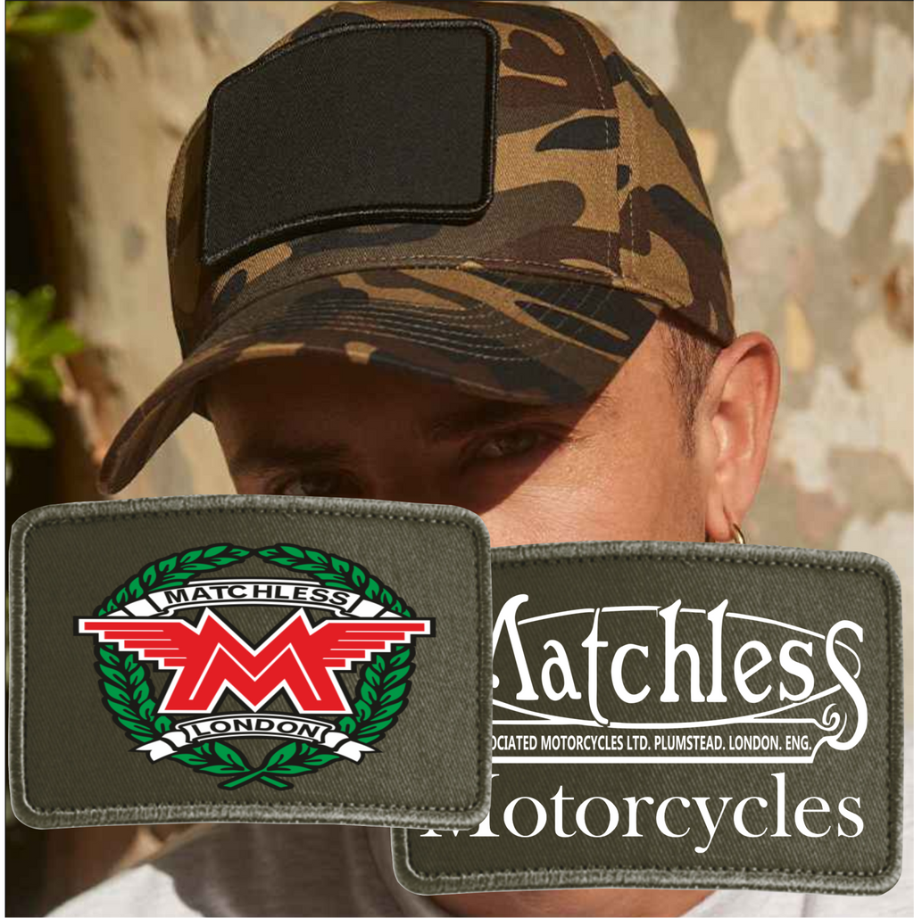 New Interchangeable Matchless Motorcycle Biker Logo Premium Quality Baseball Cap