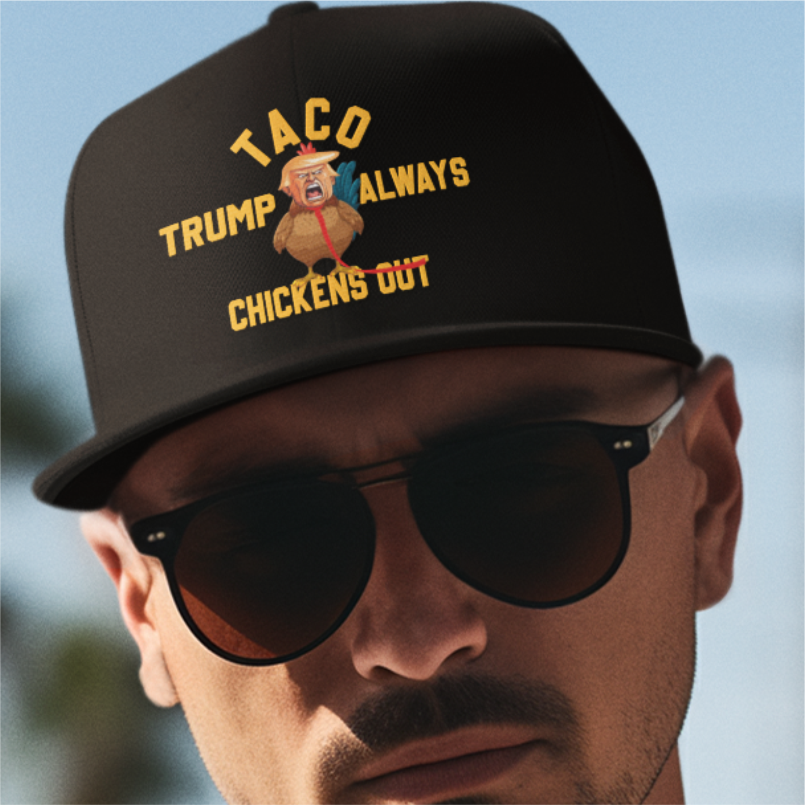 Funny Humorous TACO Trump Chicken Baseball Cap | Gift |