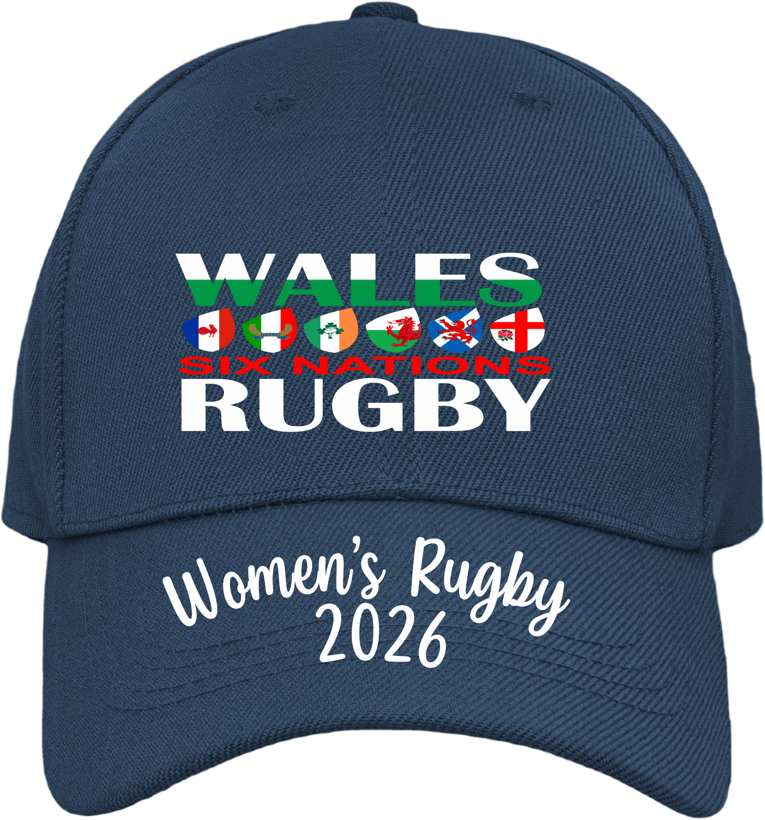 Wales Six Nations Women's Rugby Baseball Cap | Gift |