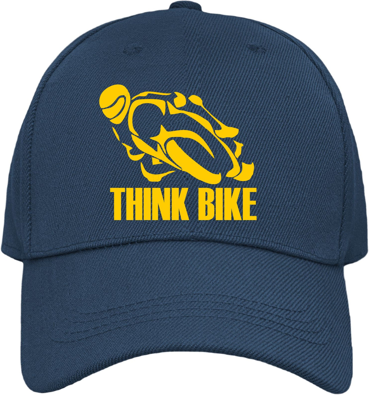 Think Bike Motorcycle Safety Baseball Cap