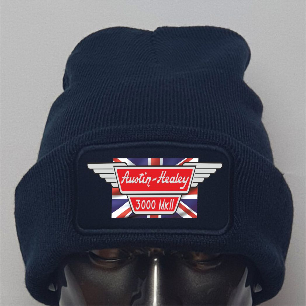 Retro Vintage Klassik Austin Healey 3000 Premium Qualität Beanie Mütze