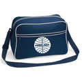Navy blue bag with Pan Am logo on a white background