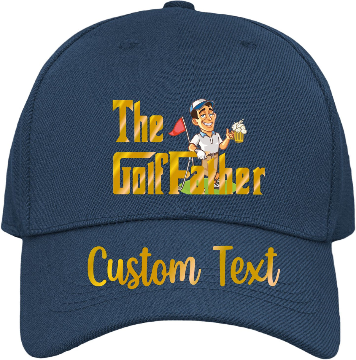 Custom Golf Father Baseball Cap Gift for Golfing Dad | Signature Apparel