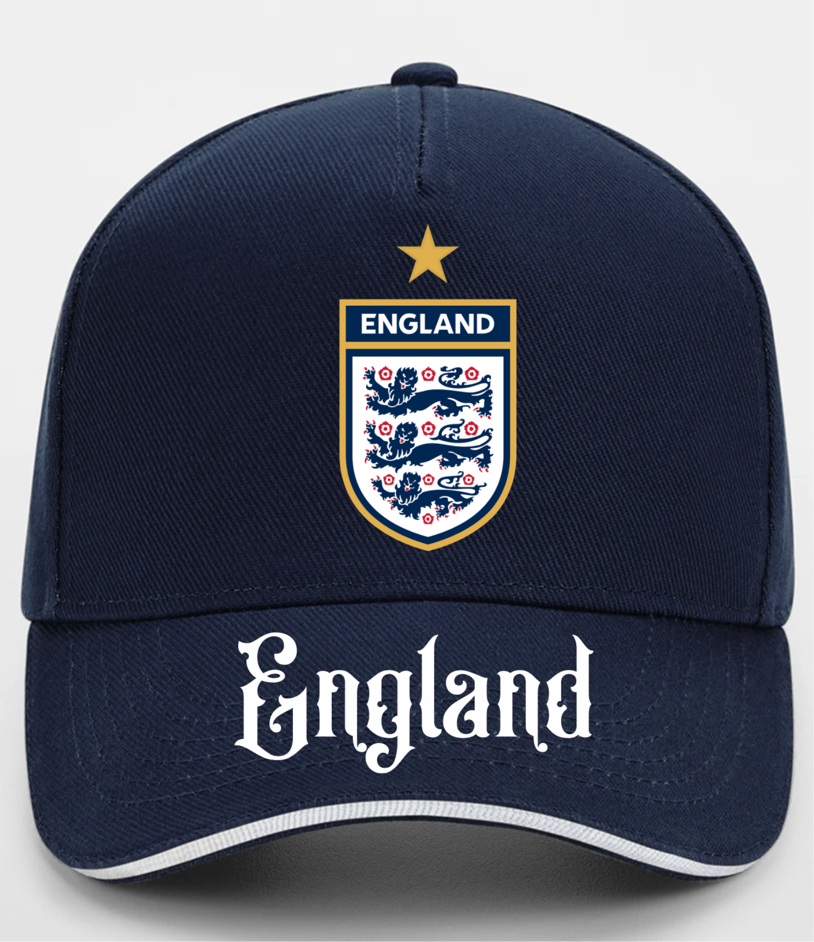 England Shield Sandwich Peak Baseball Cap | Gift |