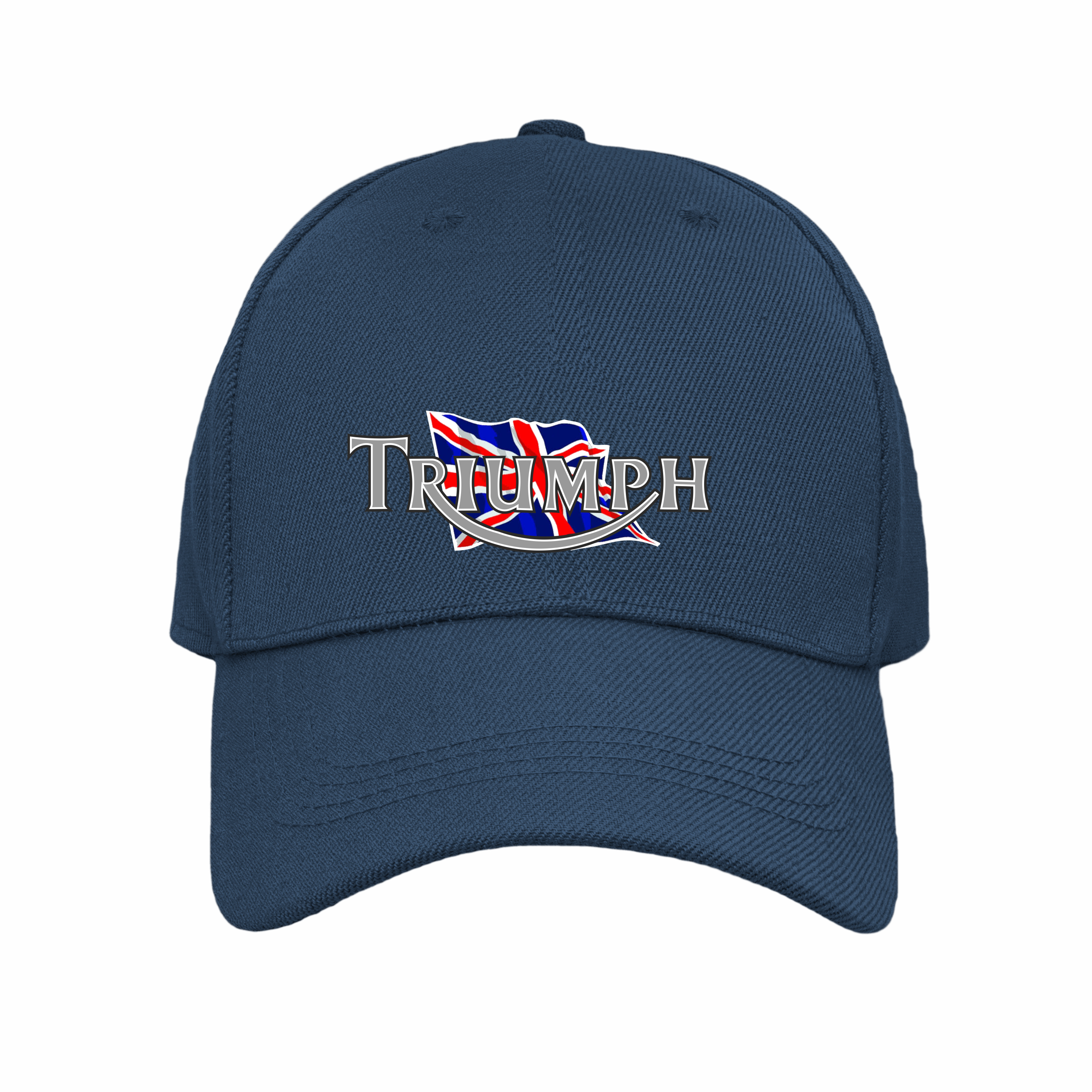 Custom Retro Classic English Triumph Motorcycle Logo Biker Baseball Cap