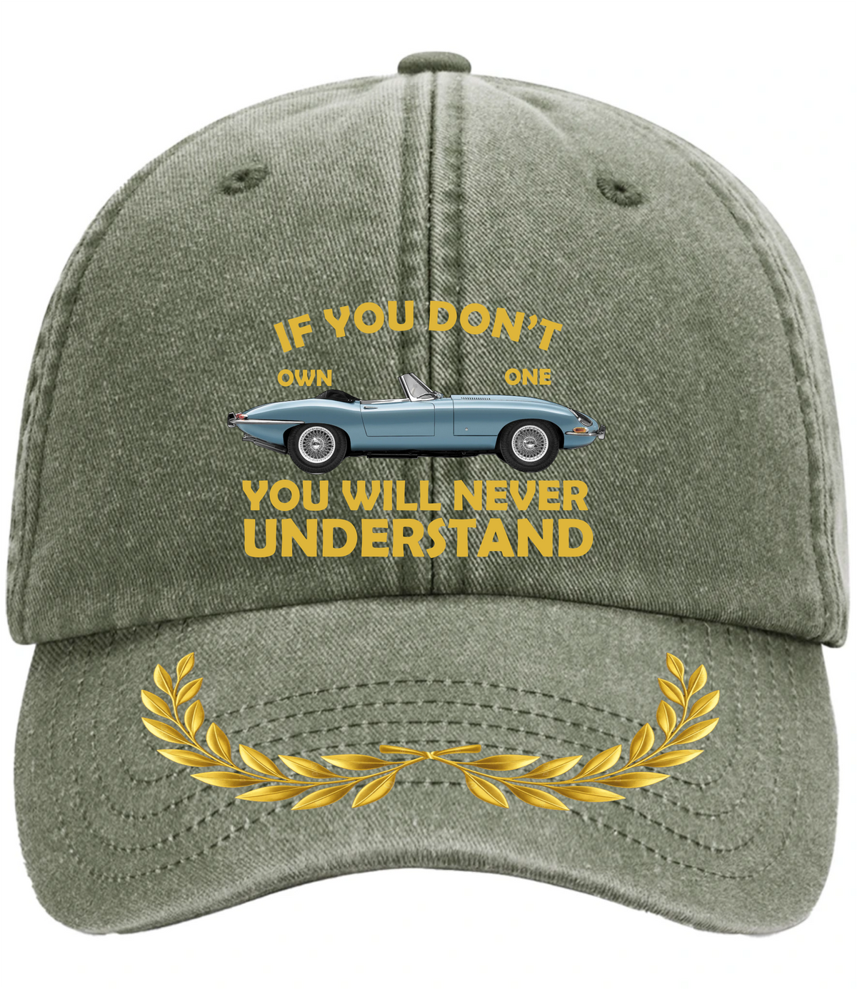 Jaguar E-Type Retro Vintage Baseball Cap