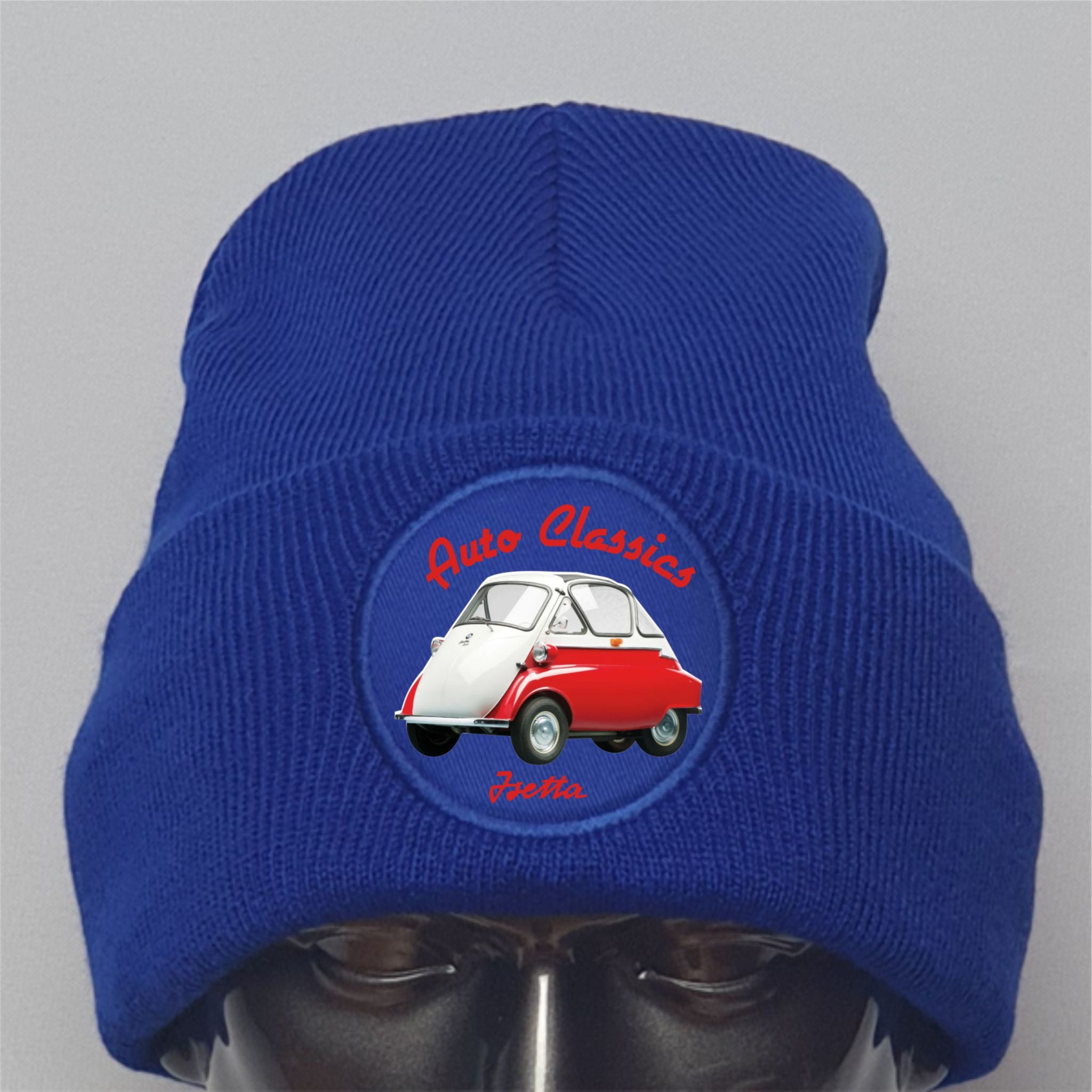 Retro Vintage Classic Isetta German Bubble Car Premium Quality Beanie Hat