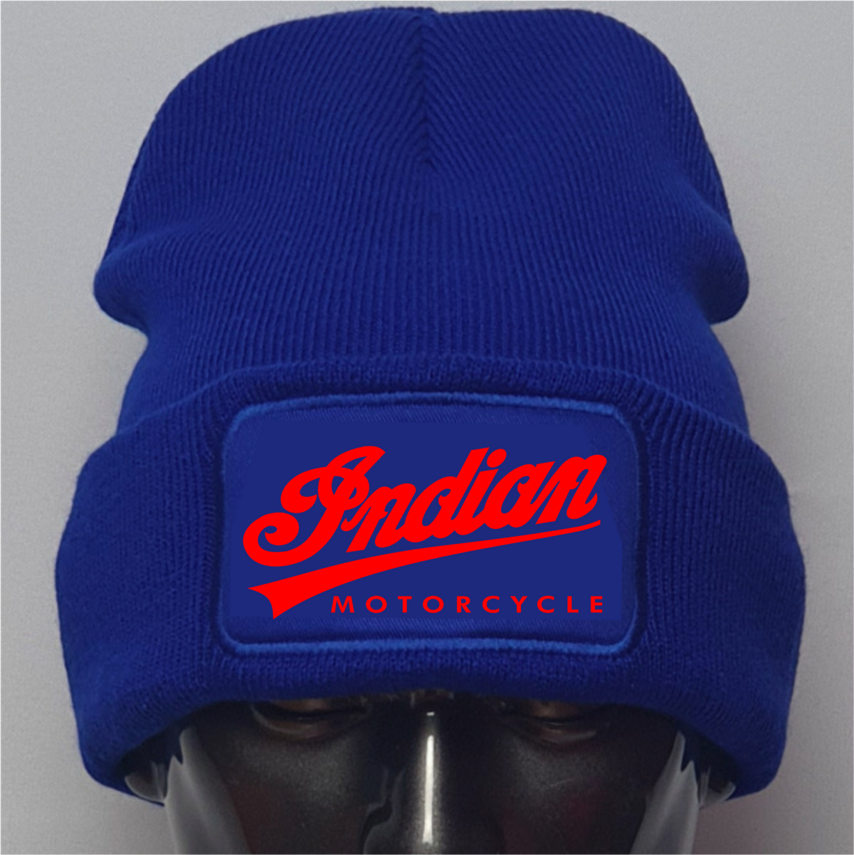 Klassische USA Indian Motorcycle Logo Qualitäts-Beanie Mütze (Stil 2)