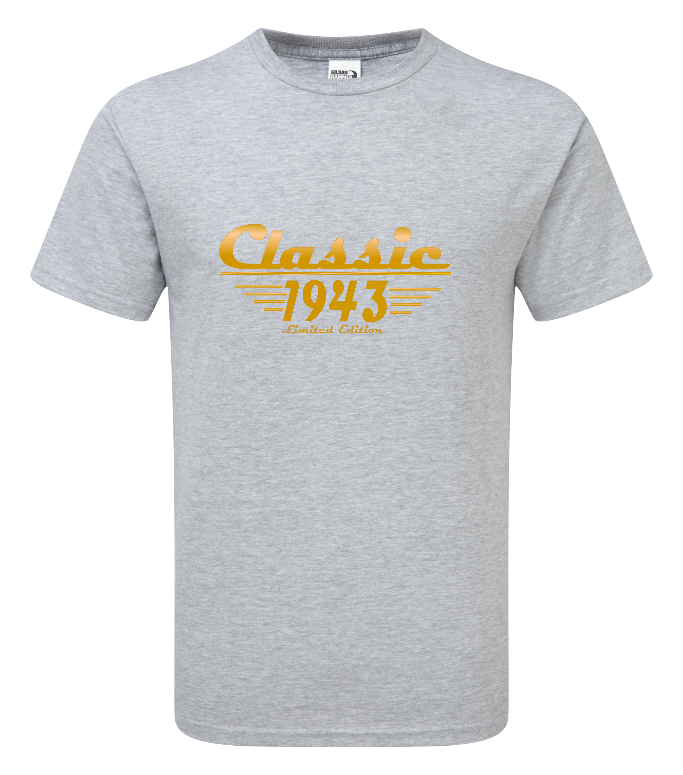 Klassisches personalisiertes T-Shirt als Geburtstagsgeschenk in limitierter Auflage