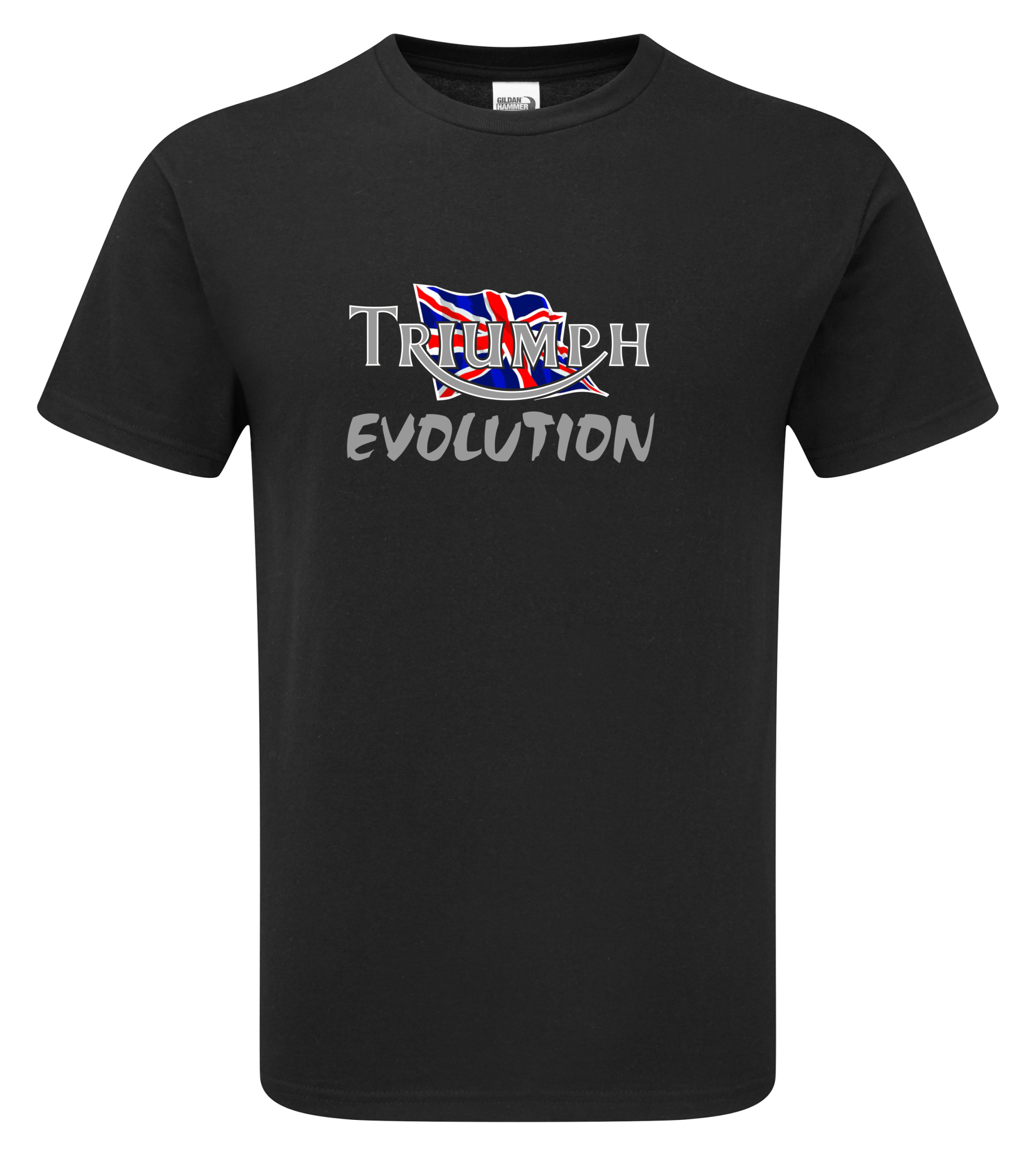 Customisable Retro Vintage English Classic Triumph Evolution Logo Premium Biker T-shirt