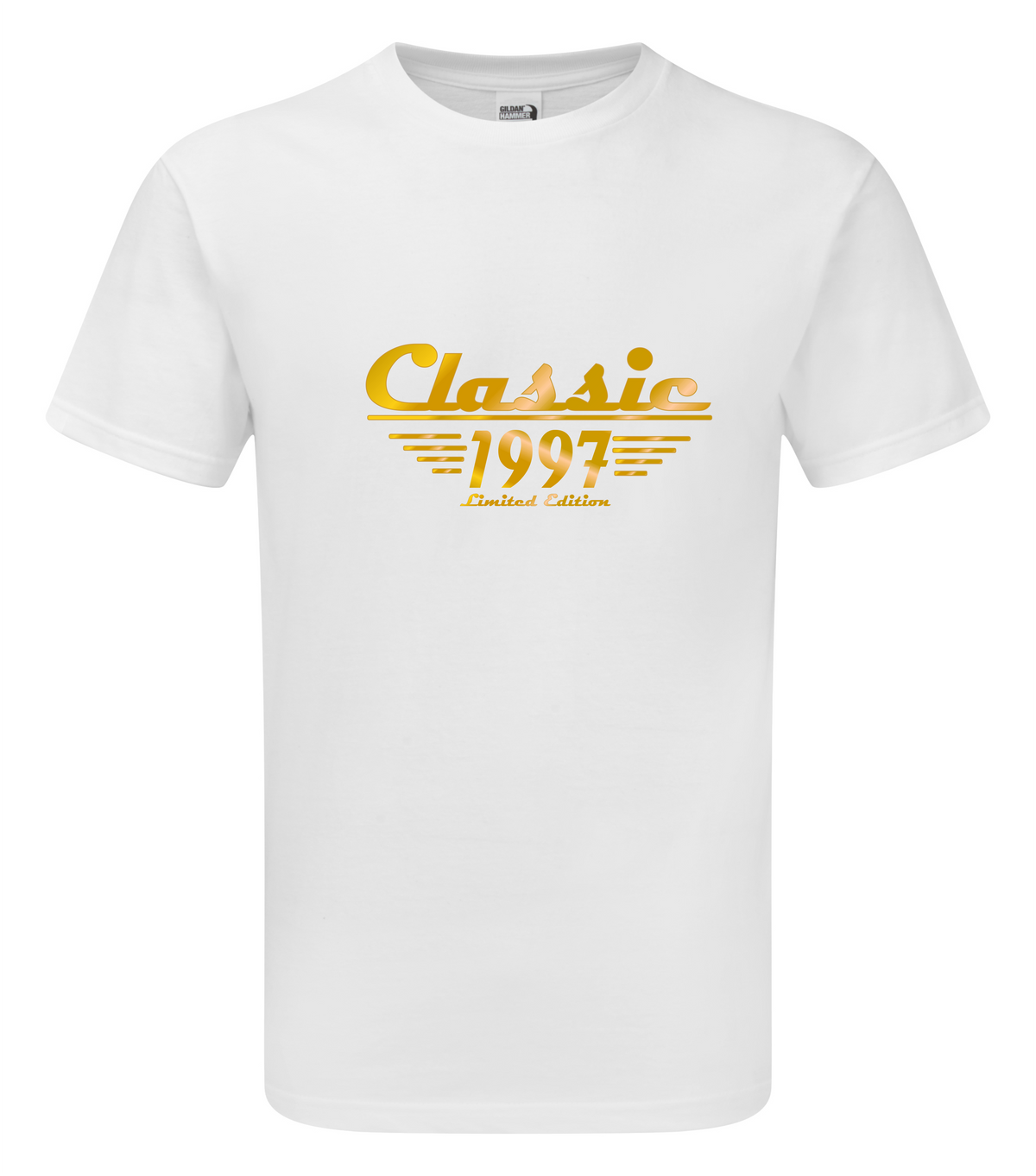 Klassisches personalisiertes T-Shirt als Geburtstagsgeschenk in limitierter Auflage