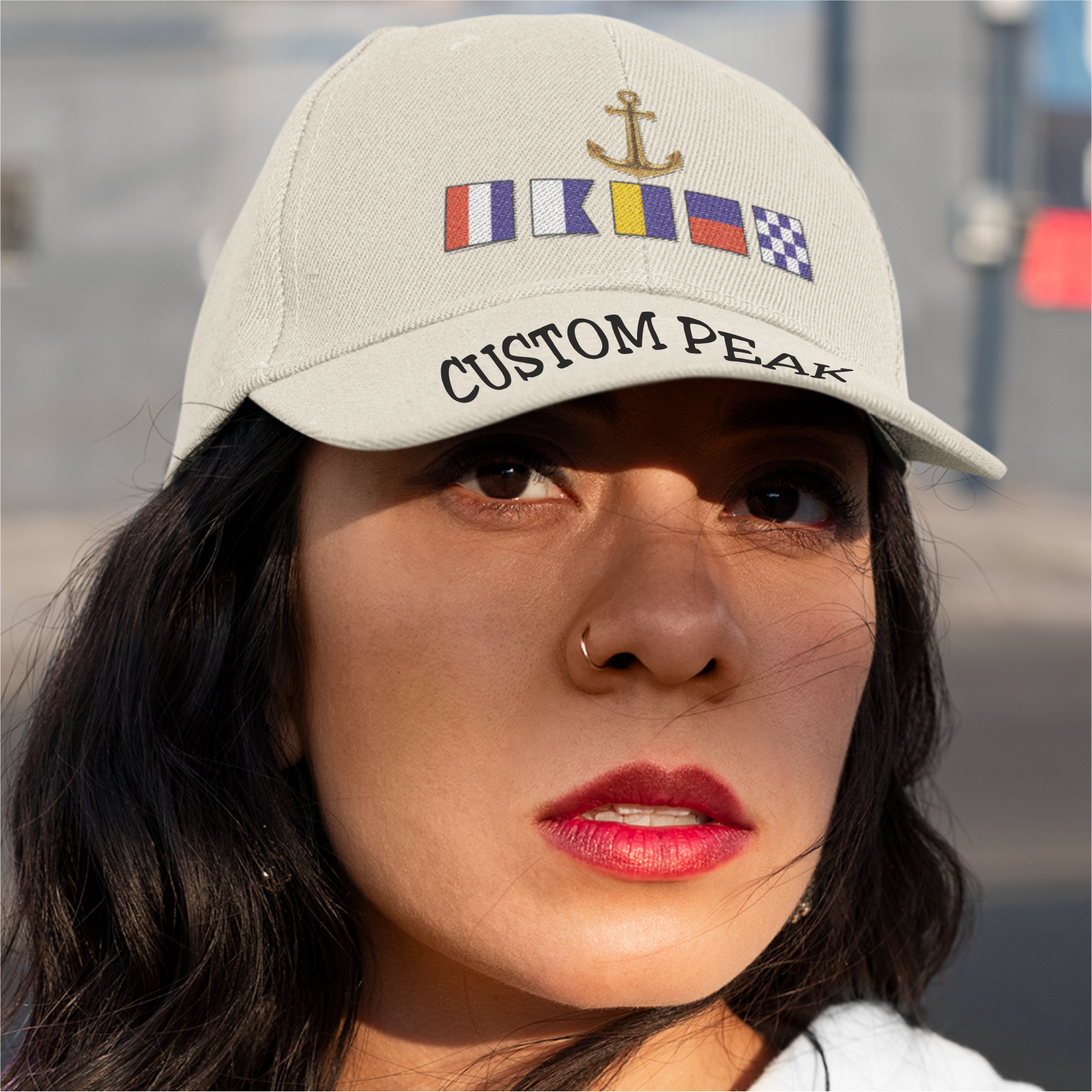 Custom | Nautical Signal | Flags | Name | Quality Baseball Cap |