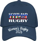 Scotland Six Nations Women's Rugby Baseball Cap | Gift |