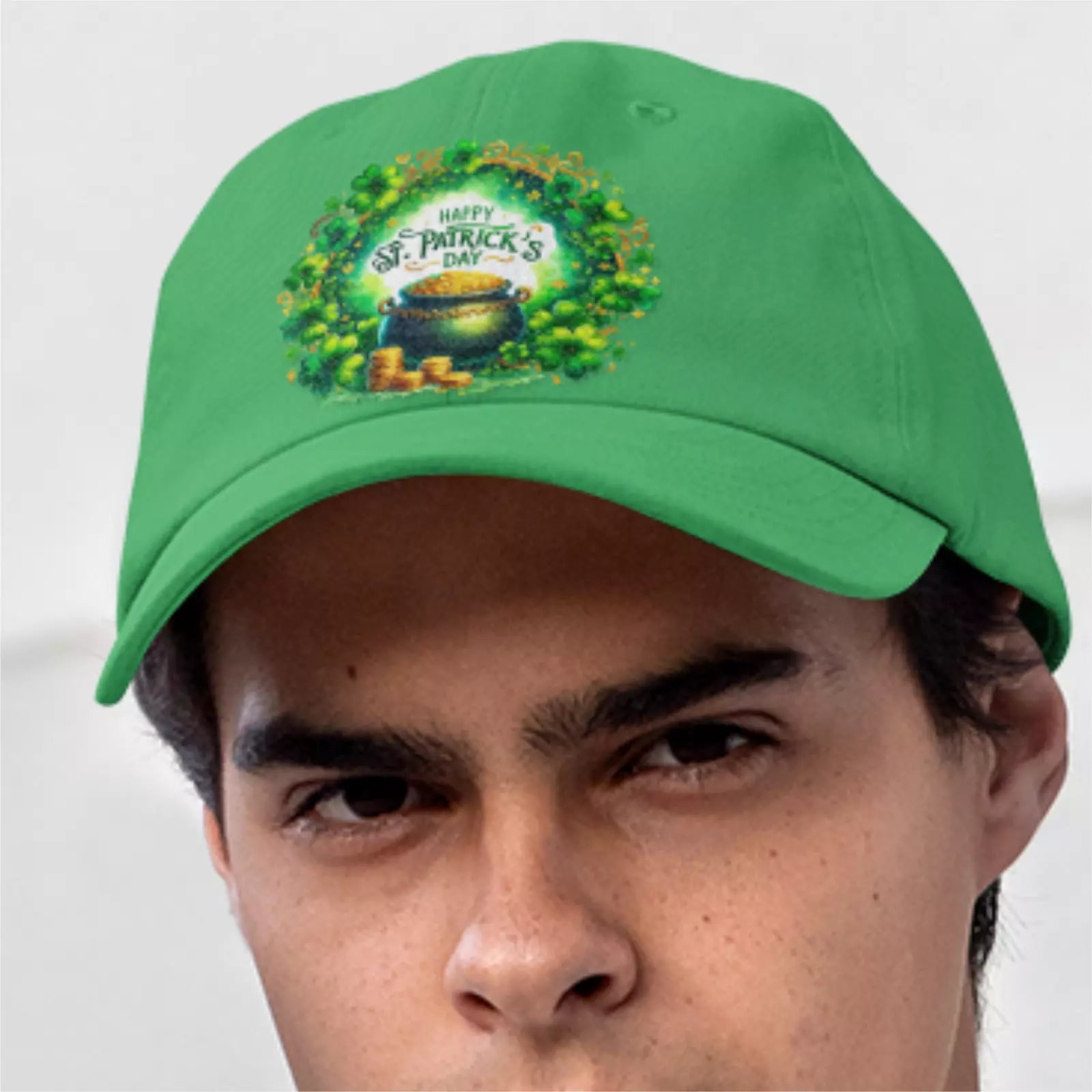 St. Patrick’s Day Style Premium Quality Baseball Cap - Luck, Laughs & Guiness!