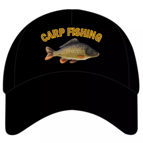 Angling Carp Fishing Image Premium Quality Colour Decorated Baseball Cap