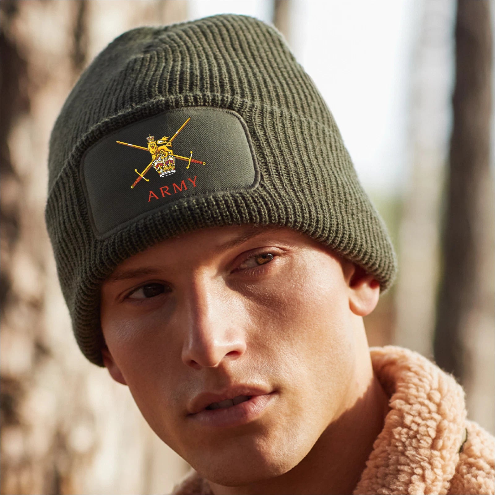 British Army Veteran Ensign Premium Quality Warm Winter Beanie Hat