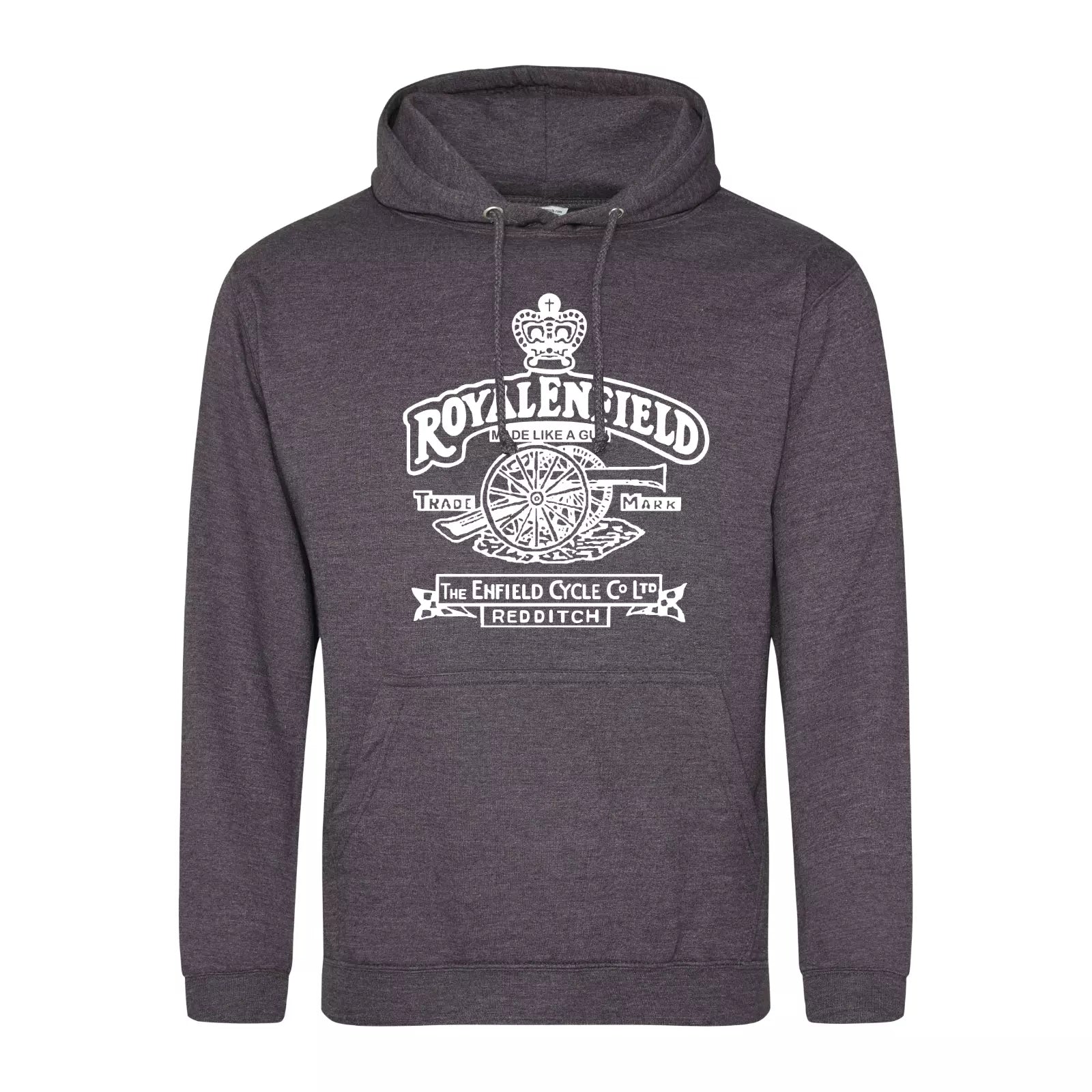 Vintage Classic Royal Enfield Gun Motorcycle Biker Premium Hooded Sweatshirt