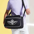 Custom Retro Vintage Design KLM Dutch  Airline Flight Travel Shoulder Bag