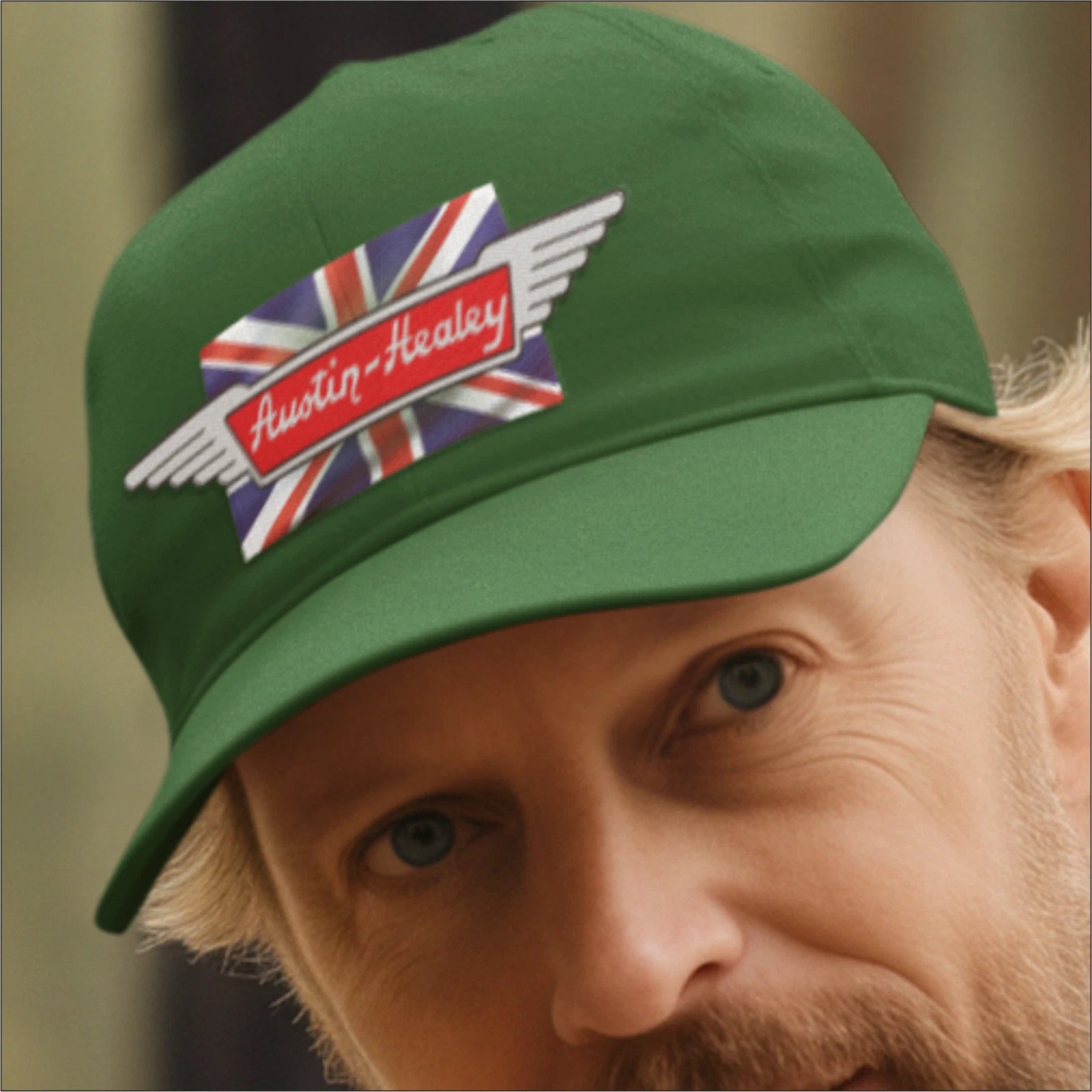 Retro Vintage Motoring Austin Healey 3000 Logo and Image Quality Baseball Cap