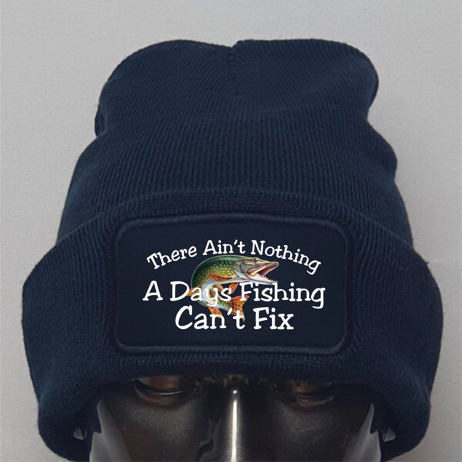 Humorous Fishing Angling A Days Fishing Can't Fix Premium Quality Beanie Hat