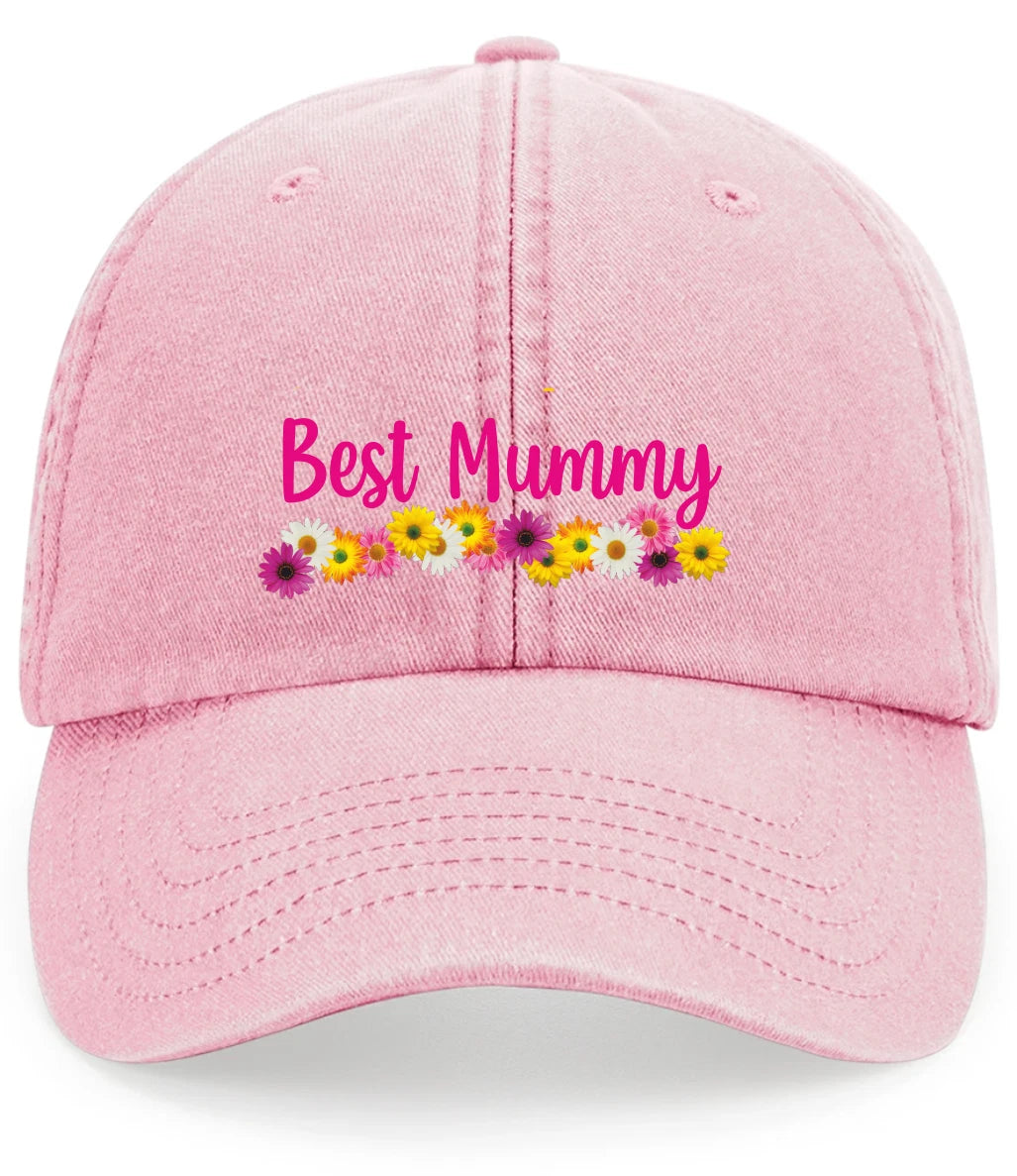 Custom Best Mummy Mothers Day Gift Premium Vintage Low Profile Baseball Cap