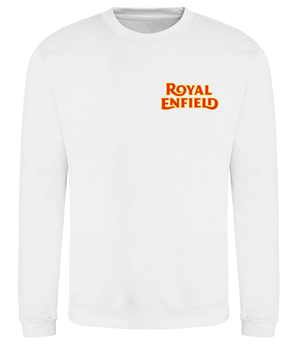 Retro Vintage Classic Royal Enfield Motorcycle Biker Premium Quality Sweatshirt