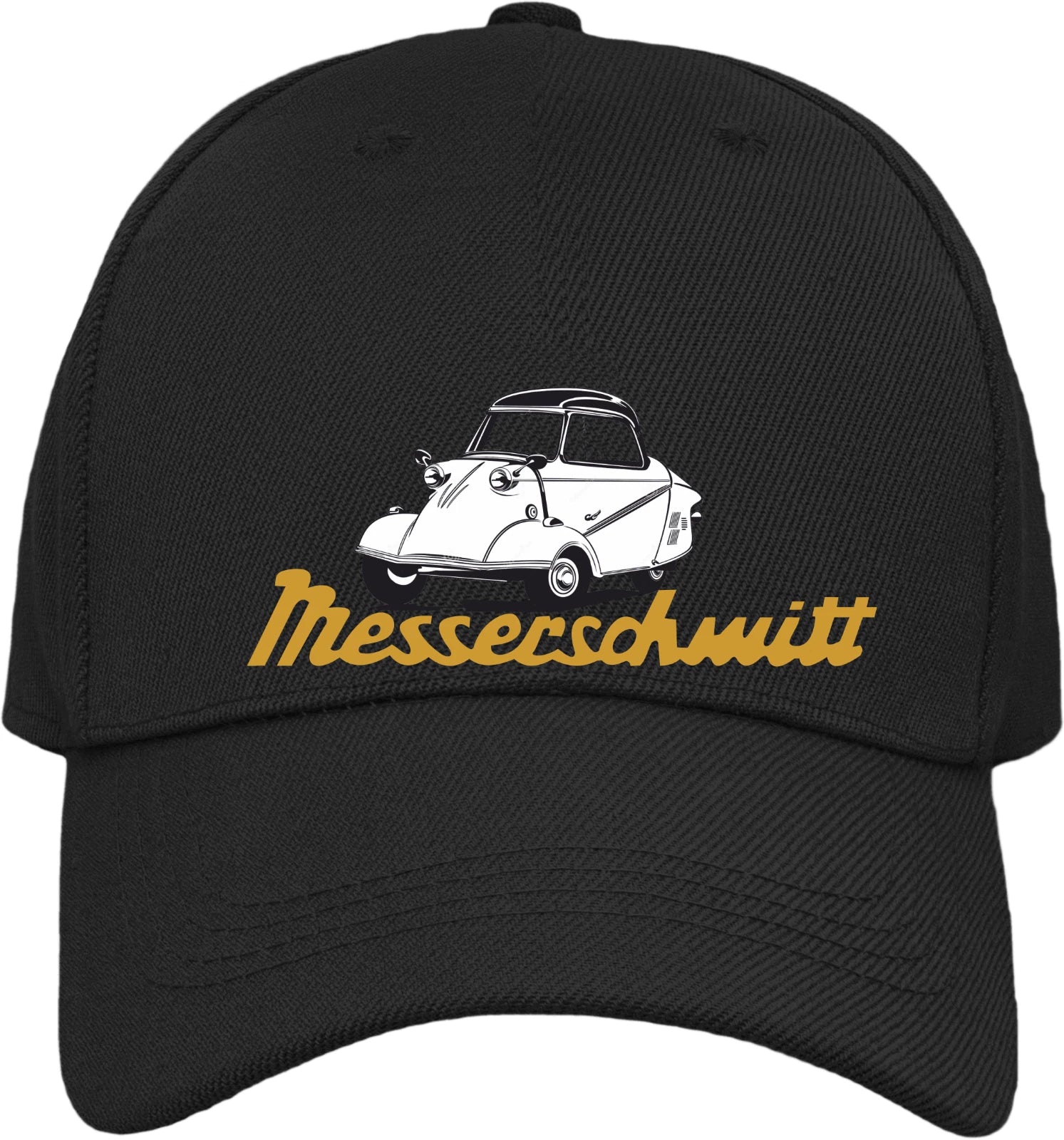 Vintage Motoring Bubble Car Messerschmitt Logo and Image Quality Baseball Cap