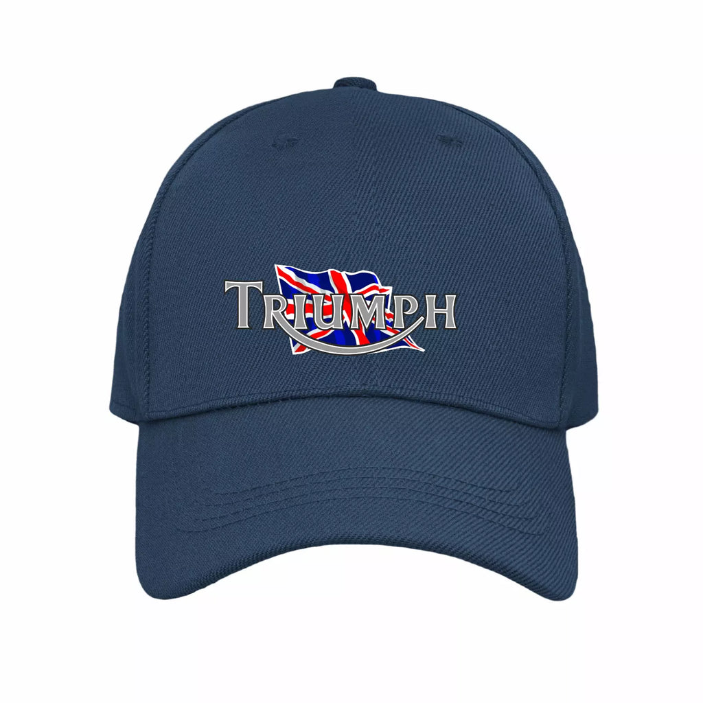 Customisable Retro Classic English Marque Triumph Logo Biker Baseball Cap