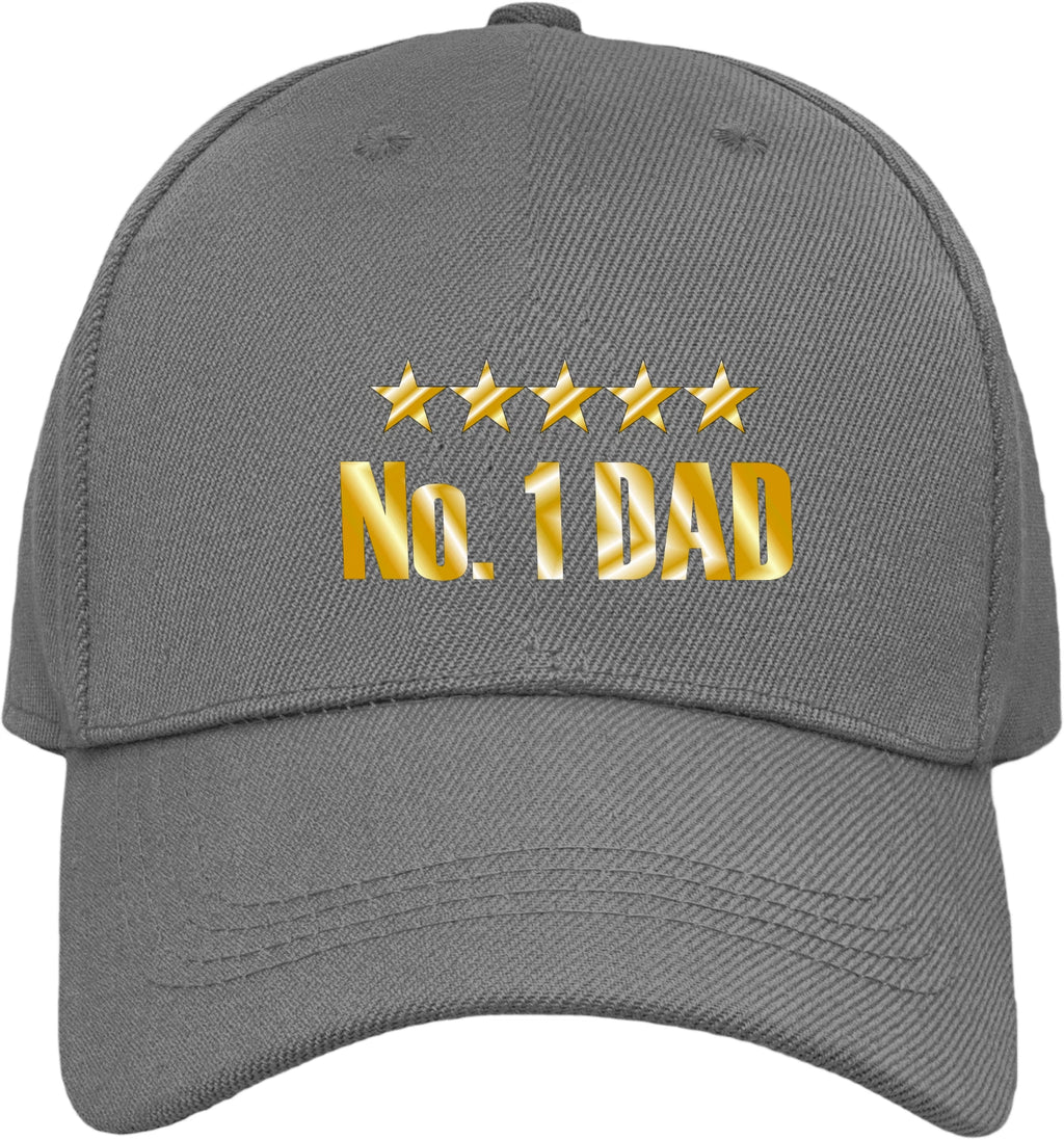 Fathers Day Dads Day Number One Dad Premium Quality Baseball Cap