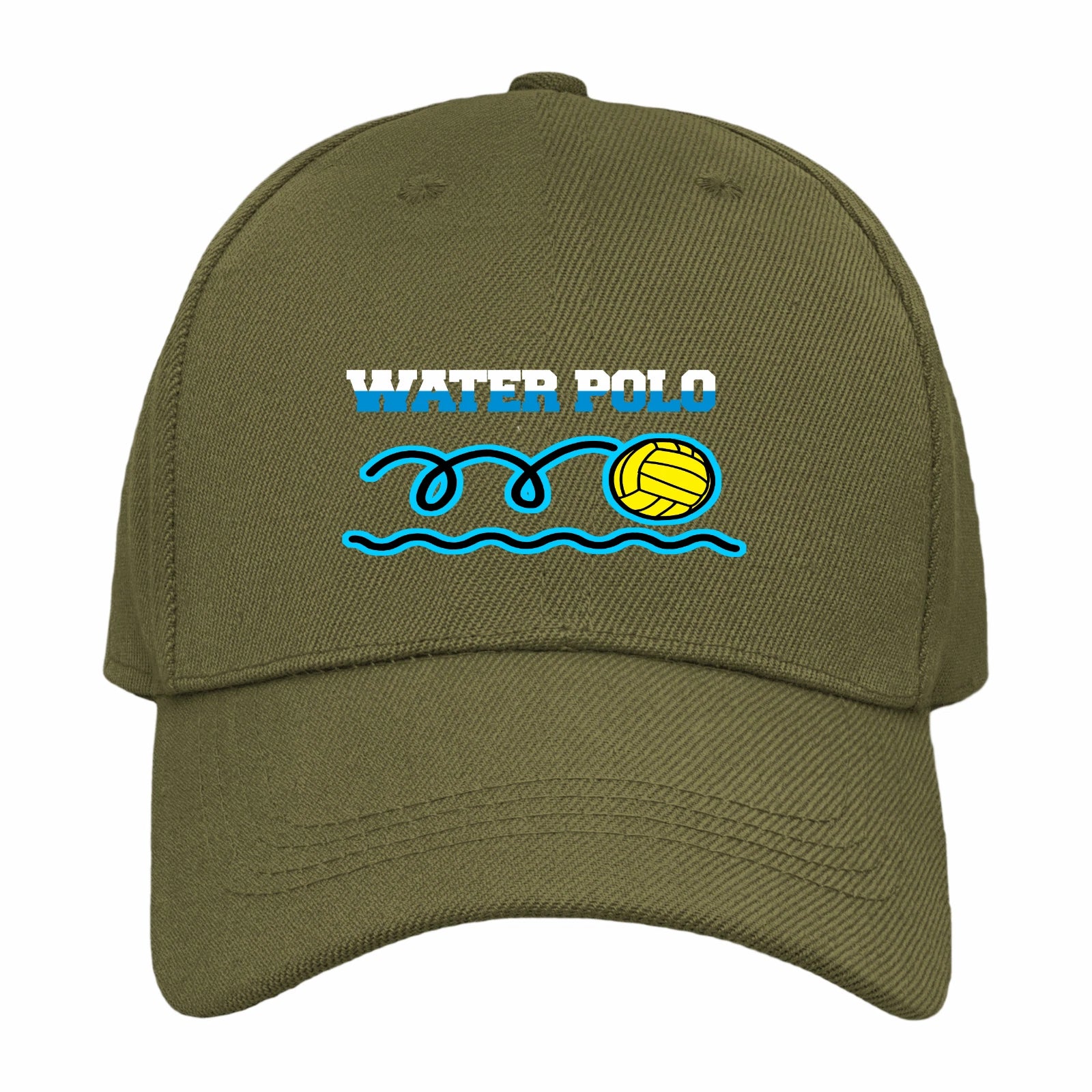 Water Polo Pool Swim Sport Referee Shot Clock Dribble Logo Quality Baseball Cap