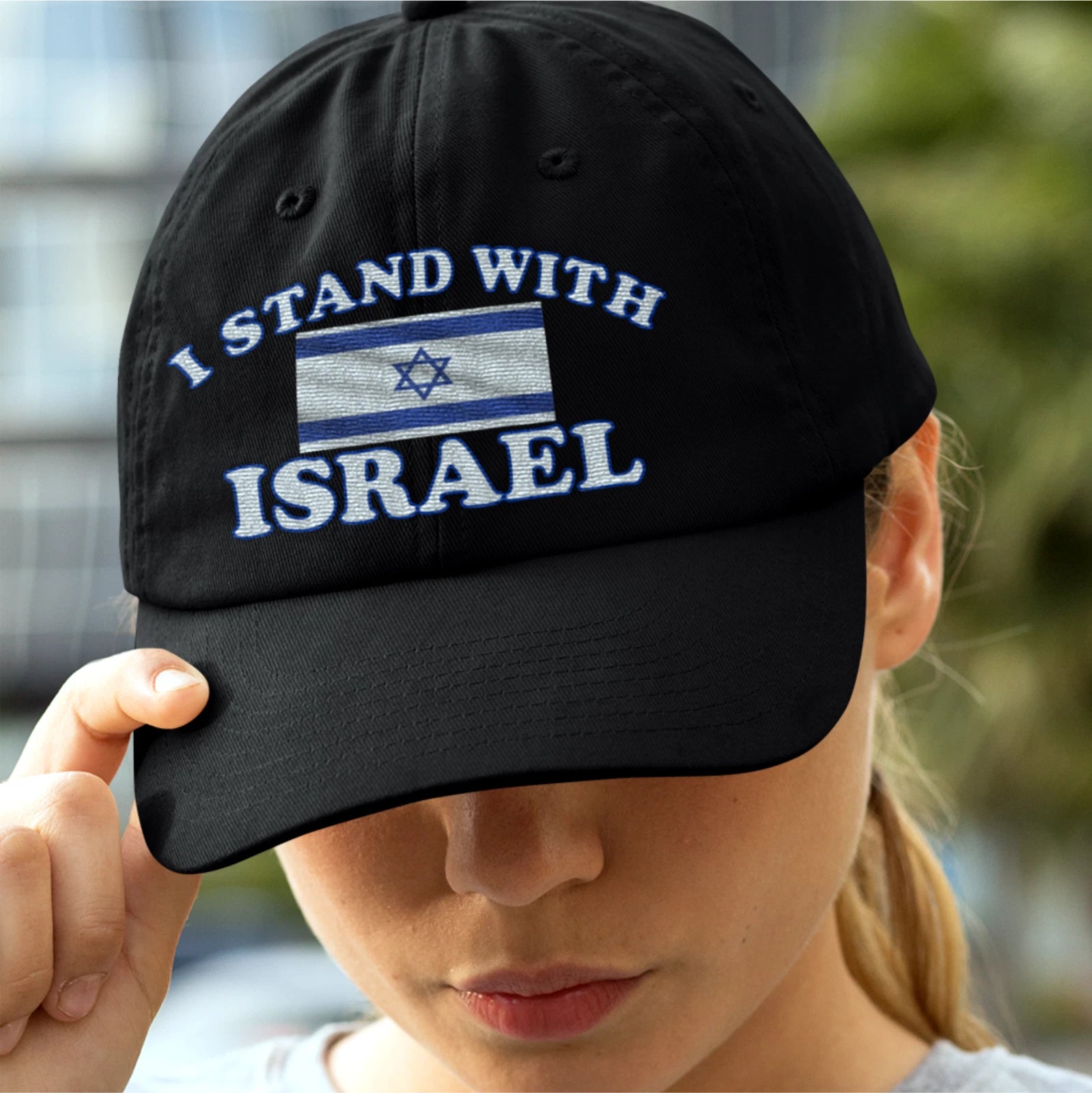 I Stand With Israel Premium Quality  Baseball Cap