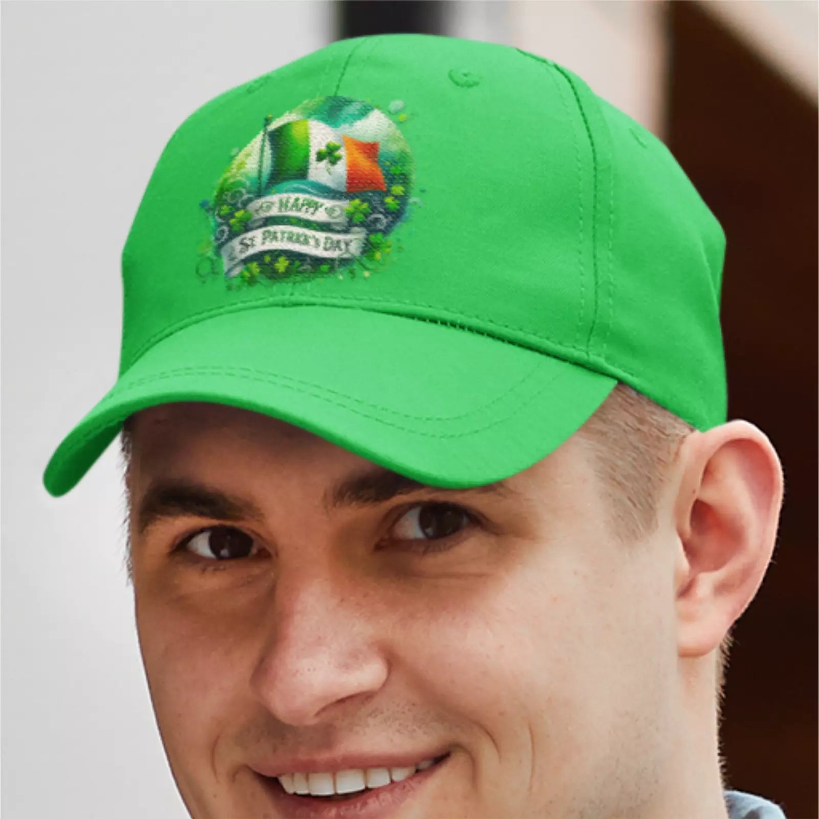 St. Patrick’s Day Style Premium Quality Baseball Cap - Luck, Laughs & Guiness!