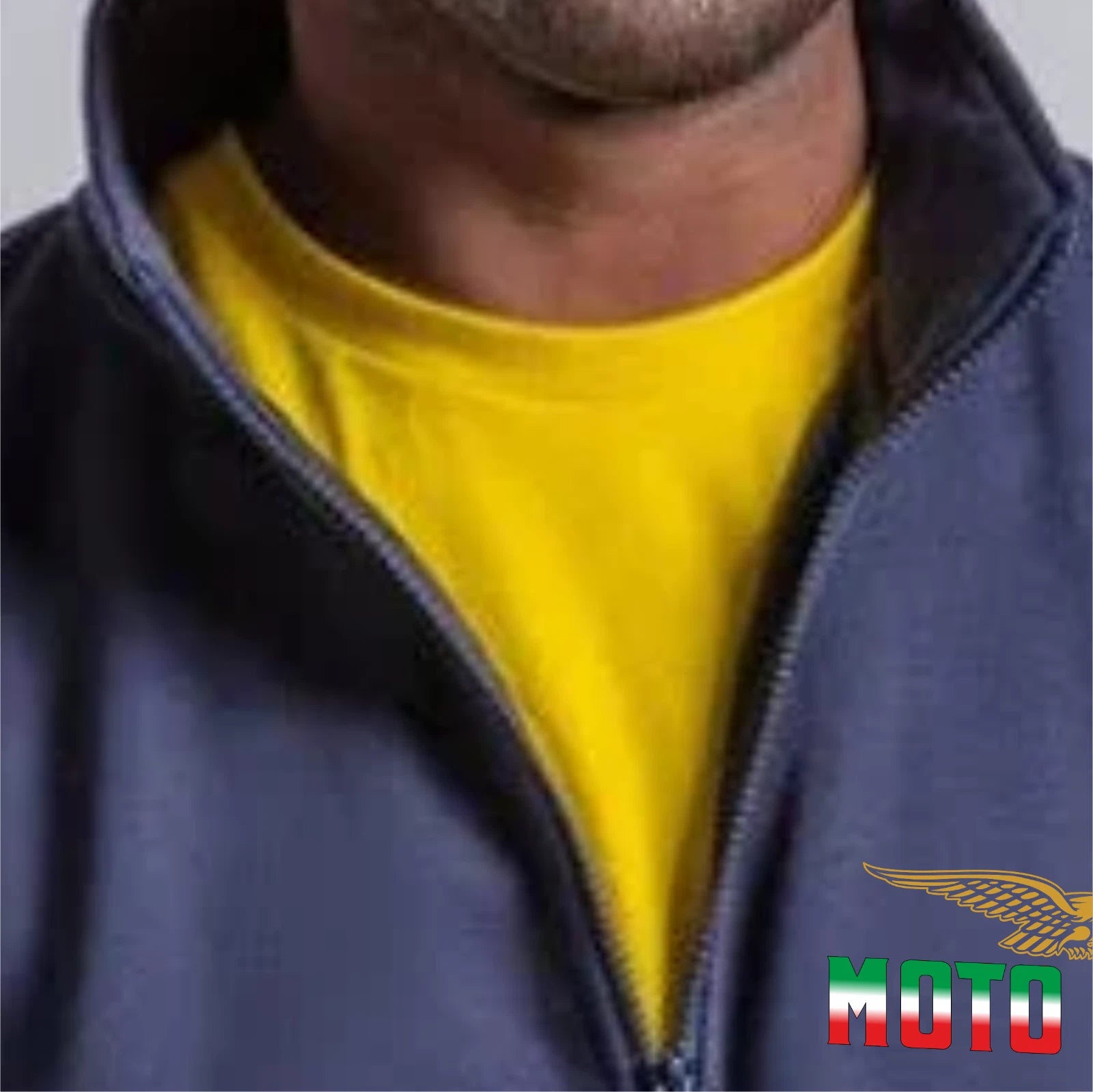 Personalised Retro Classic Moto Guzzi Motorcycle Premium Quarter Zip Sweatshirt