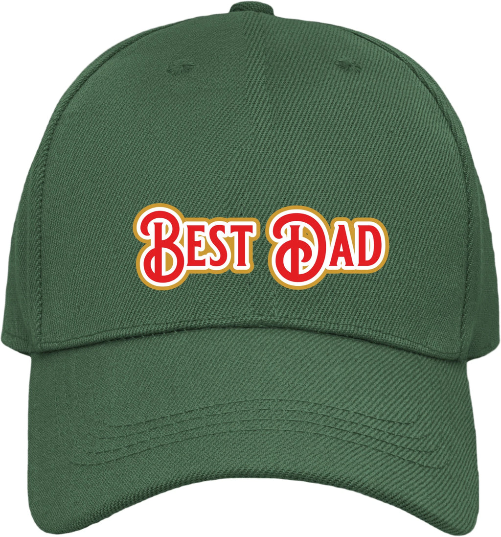 Fathers Day Dads Day Best Dad  Premium Quality Baseball Cap