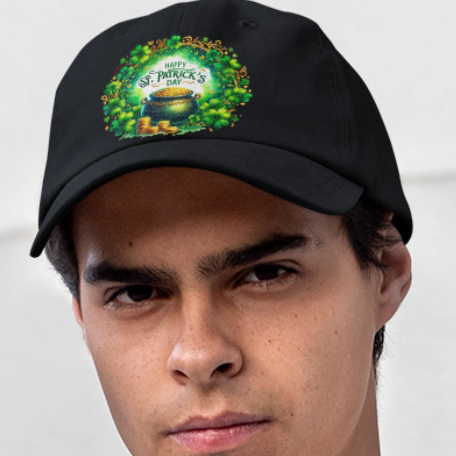 St. Patrick’s Day Style Premium Quality Baseball Cap - Luck, Laughs & Guiness!