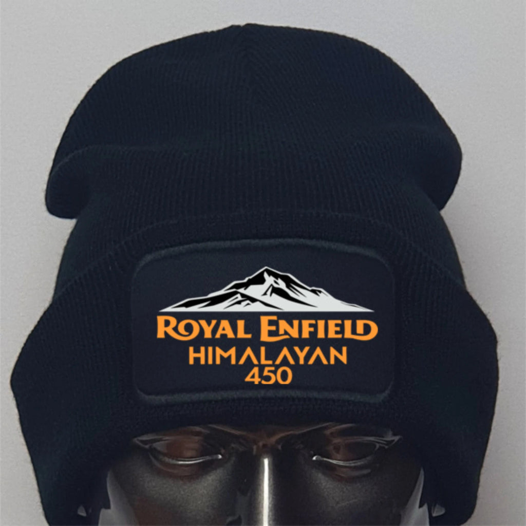 Retro Vintage Royal Enfield Himalayan 450 knitted Premium Quality Beanie Hat
