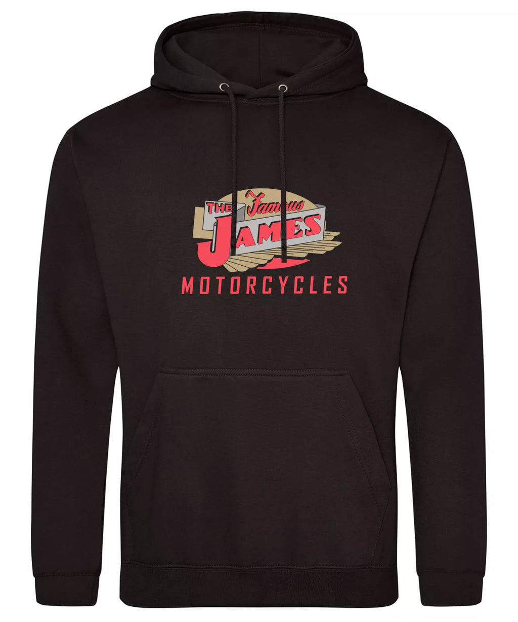 Retro Vintage Classic Classic James Motorcycles Biker Premium Hooded Sweatshirt