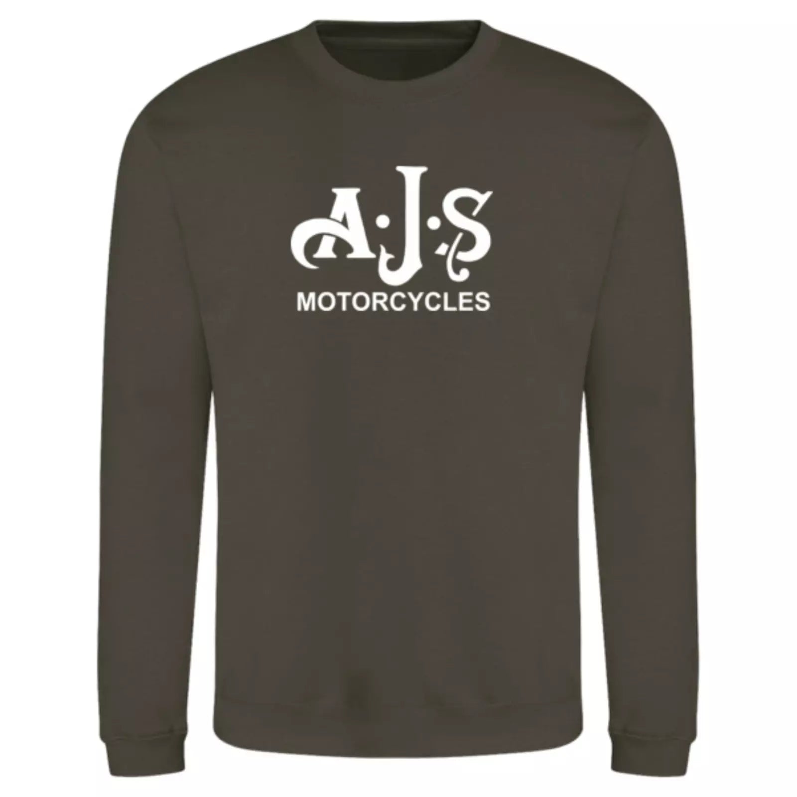Retro Vintage Classic English  AJS Motorcycle Biker Premium Quality Sweatshirt