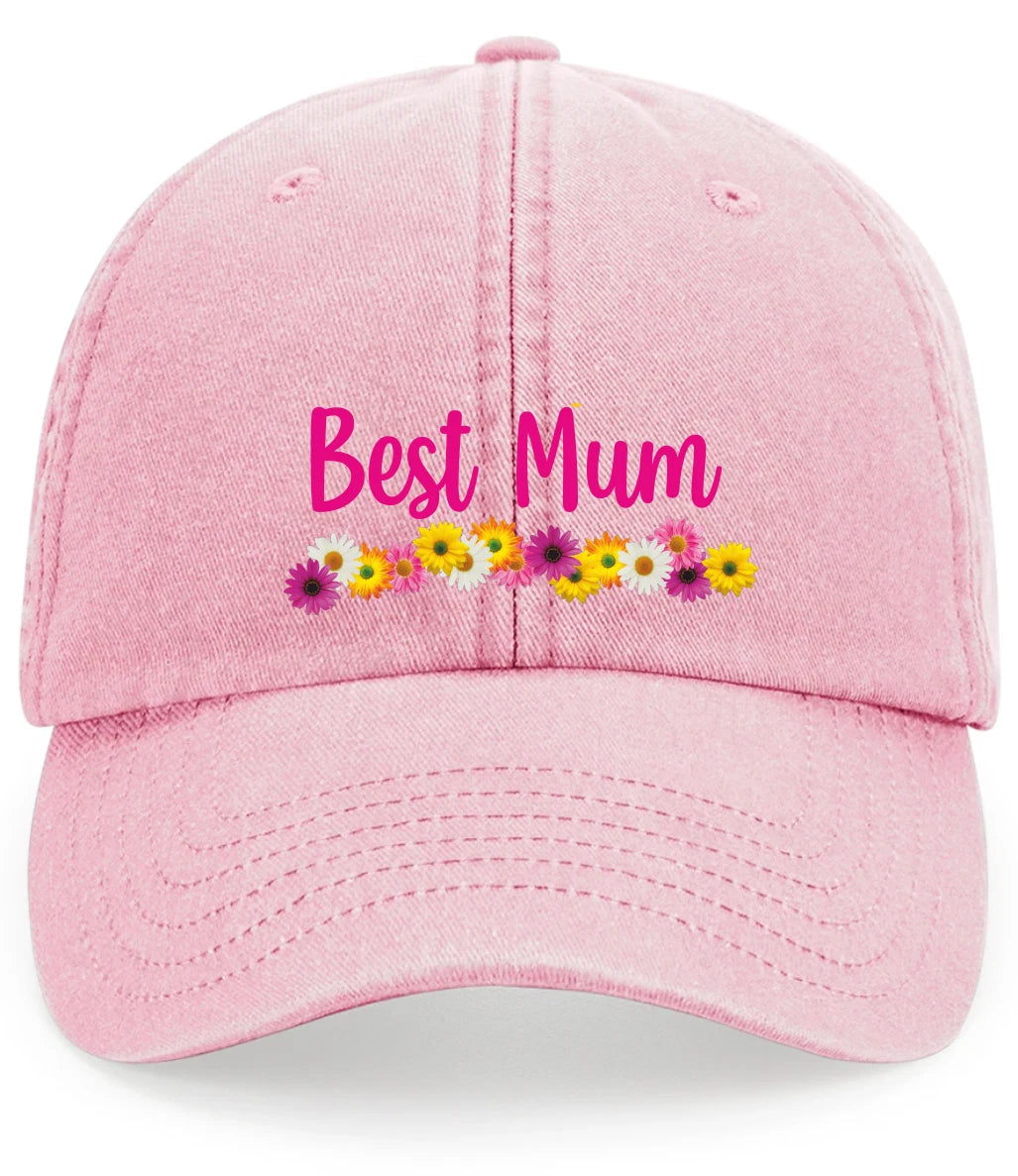 Custom Best Mum Club Mothers Day Gift Premium Vintage Low Profile Baseball Cap